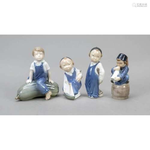 Collection of 4 children's figure