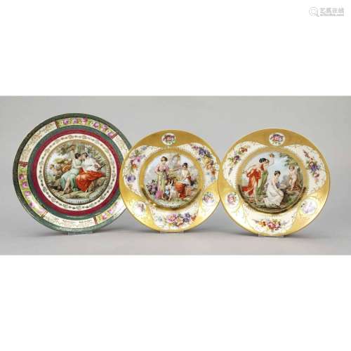 Three ceremonial plates, Erdmann