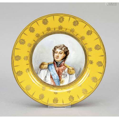 Picture plate, Sevres, France, 19