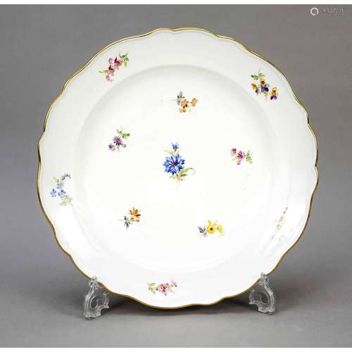 Large serving plate, Meissen, kno