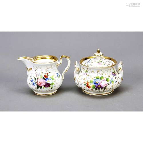 Sugar bowl and milk jug, Schumann