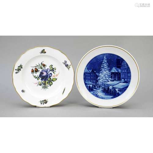 Plate, Meissen, Knauf period (185