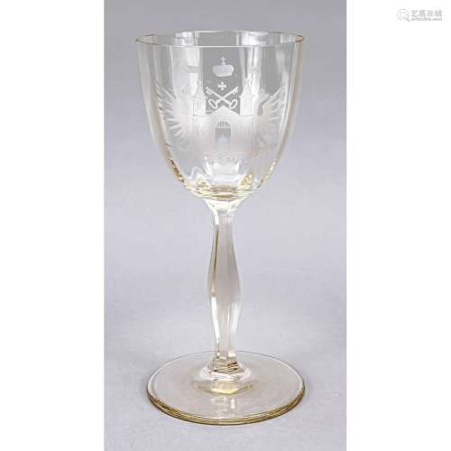 Goblet glass, Latvia, c. 1900, ro