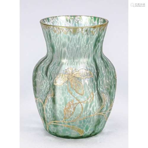 Art Nouveau vase, c. 1900, round