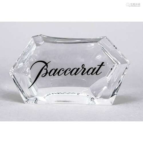 Store stand, Baccarat, 20th c., a