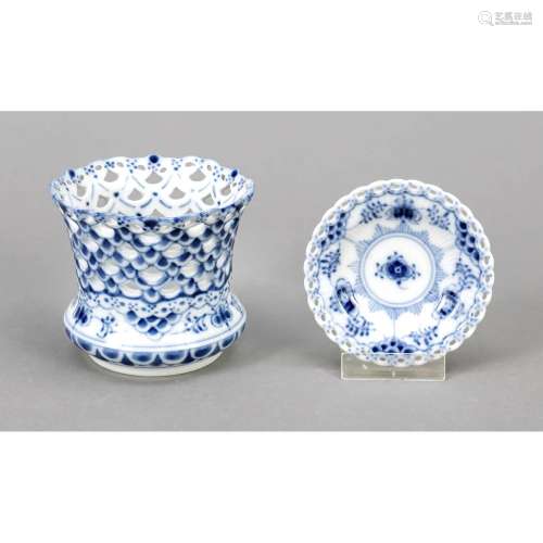 Vase and bowl, Royal Copenhagen,