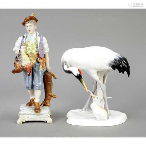 Two porcelain figures, 20th c., m