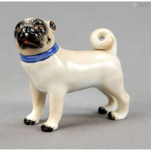 Miniature pug, Meissen about 1990