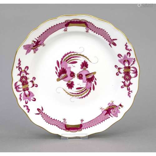 Dinner plate, Meissen, Knauff swo