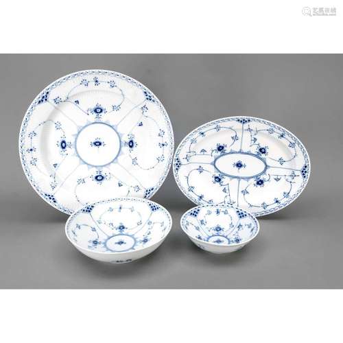 Four bowls, Royal Copenhagen, Den