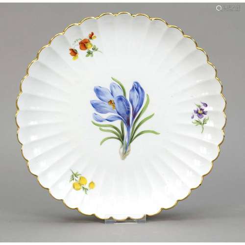 Fan plate, Meissen, mark 1924-193