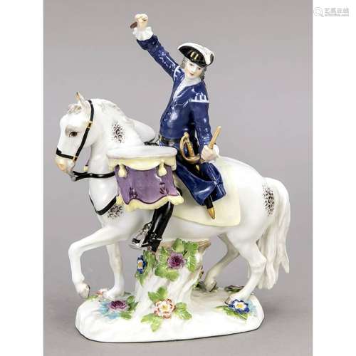 Timpanist on horseback, Meissen,