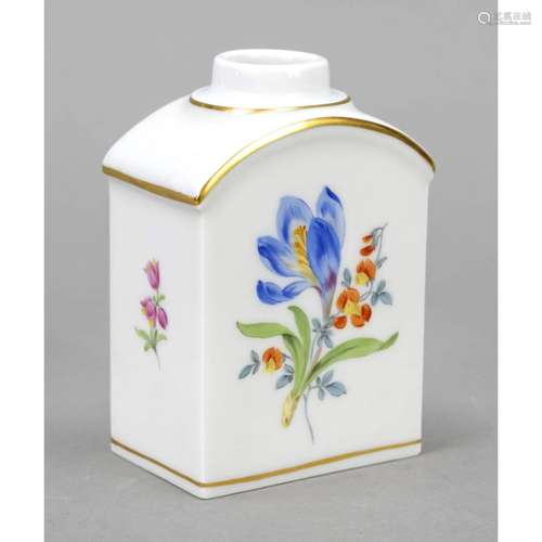 Tea caddy, Meissen, end of 20th c