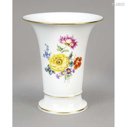 Trumpet vase, Meissen, 1950s, 1 w