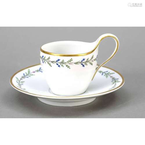 Cup and saucer, KPM Berlin, c. 18