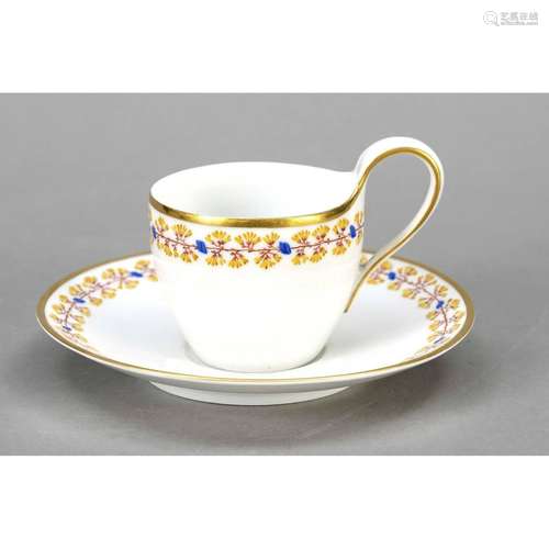 Cup and saucer, KPM Berlin, c. 18