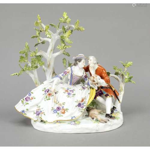 Hunter group, Meissen, mark 1924-