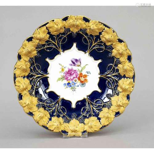 Meissen ceremonial plate, 1950's,