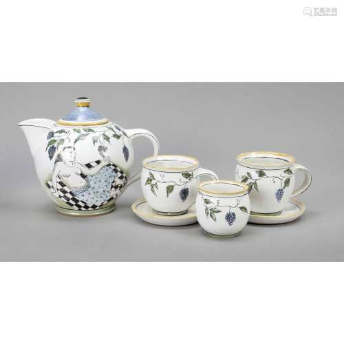 Tea set, 6 pieces, design Sigrid