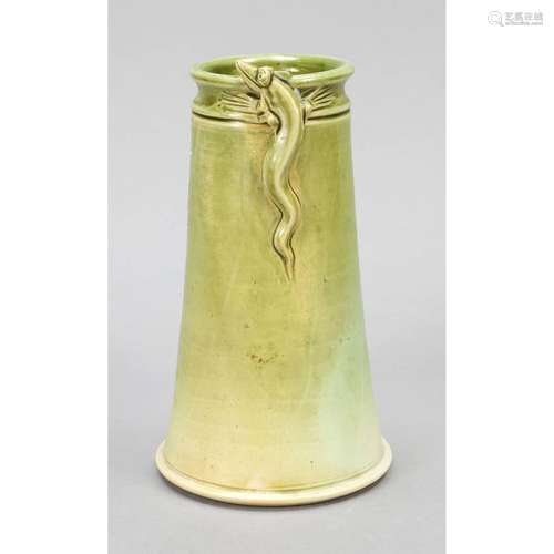 Vase with Lurch, artist ceramics,