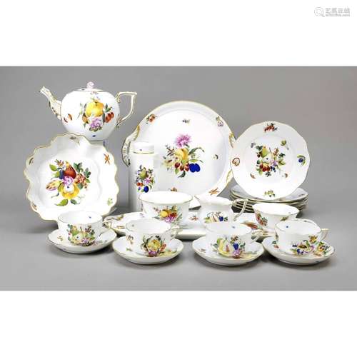 Tea set for 6 persons, 26 pcs, He