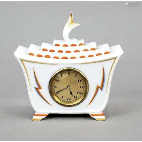 Art Deco table clock, Rosenthal,