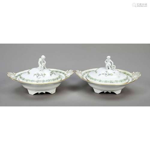 Two lidded tureens, Meissen, 18th