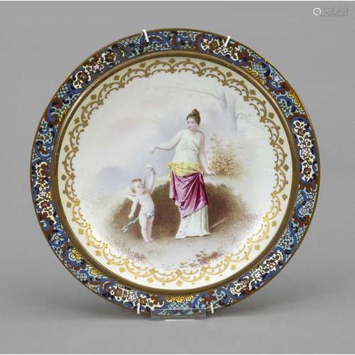 A ceremonial plate, France, 19th