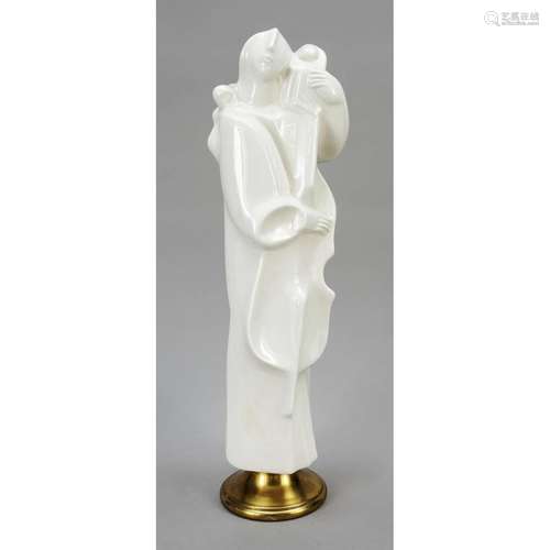 Art deco figure, 20th c., female