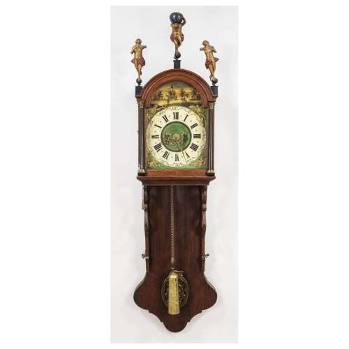 Half-case clock, 2nd half of the 19