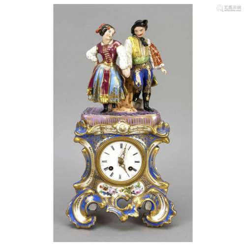 Figural pendulum, 2 pieces, France,