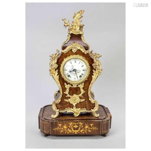 Lenzkirch table clock with inlaid b