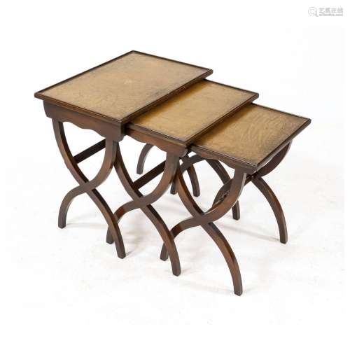 Set of three side tables, England 1