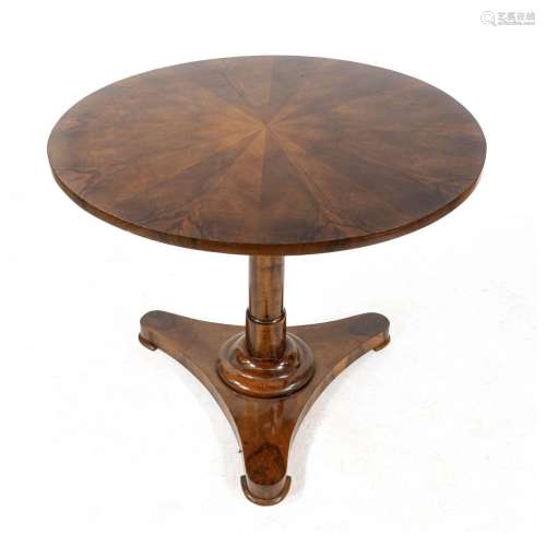 Round Biedermeier style side table,