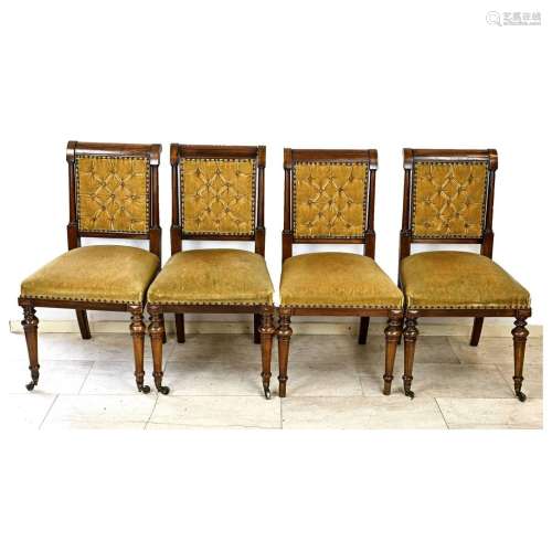 Set of 4 Wilhelminian chairs circa