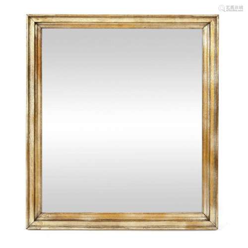 Wall mirror, plain wooden frame gol