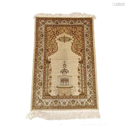 Carpet silk 115 x 75 cm
