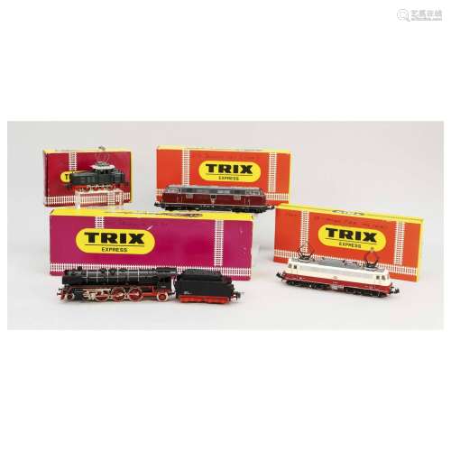 TRIX H0 Express, 4 locomotives, 22