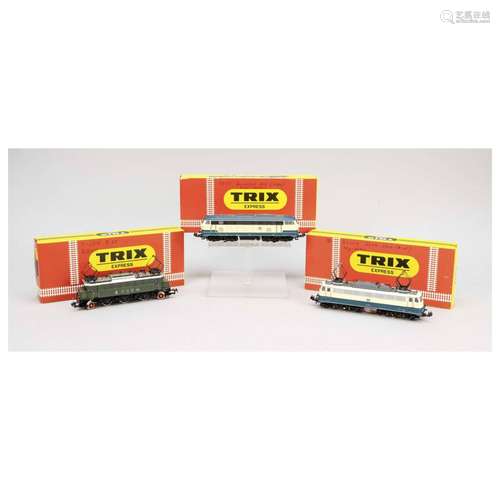 TRIX H0 Express, 3 locos, 2255 DB