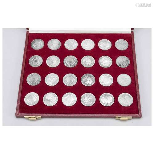 24 coins silver 10 Mark BRD Olympi