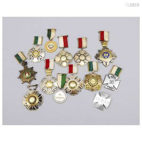 13 marksmen's medals, 1960s, North