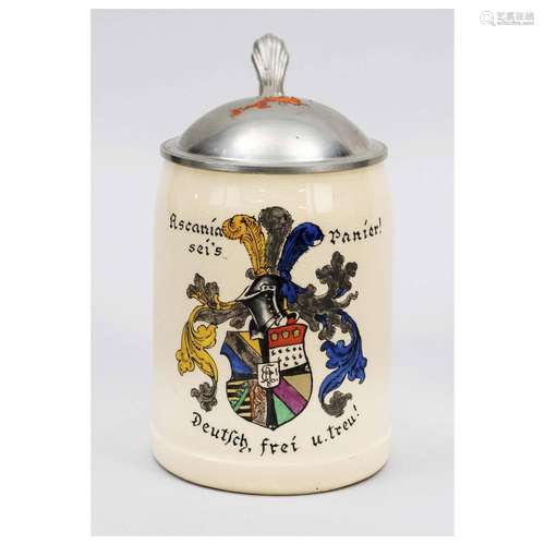 Beer stein of a fraternity, sorori