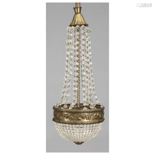 Ceiling lamp with crystal glass ha