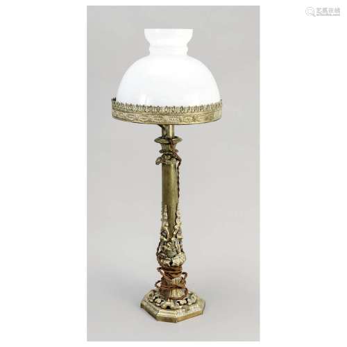 Table lamp, 19th/20th c., Marriage
