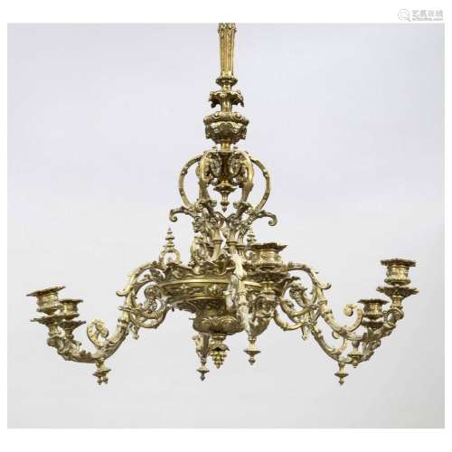 Ceiling chandelier, late 19th cent