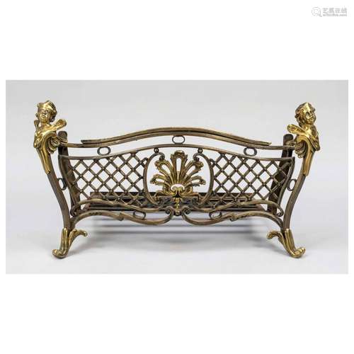 Baroque style fireplace insert, 20