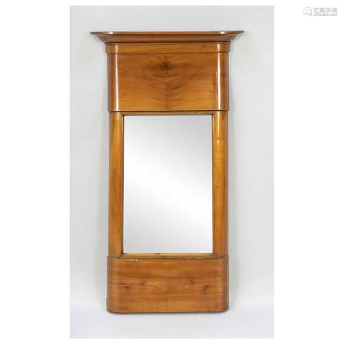 Biedermeier mirror, 19th century,