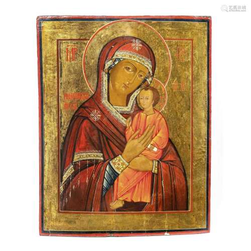 Large icon of Mother of God Pimeno