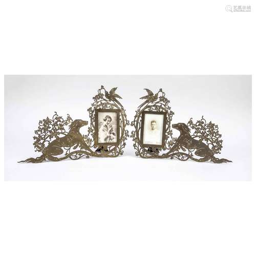 2 photo frames, late 19th century,