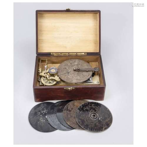 Small perforated plate music box,